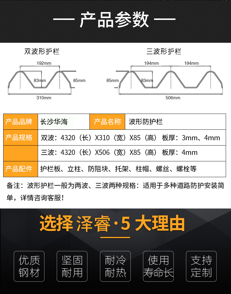 波形护栏生产厂家